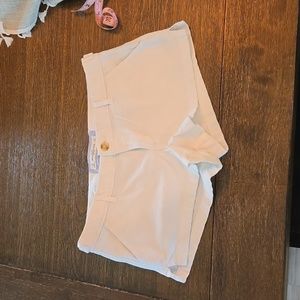 Abercrombie & Fitch AF White Cotton Shorts